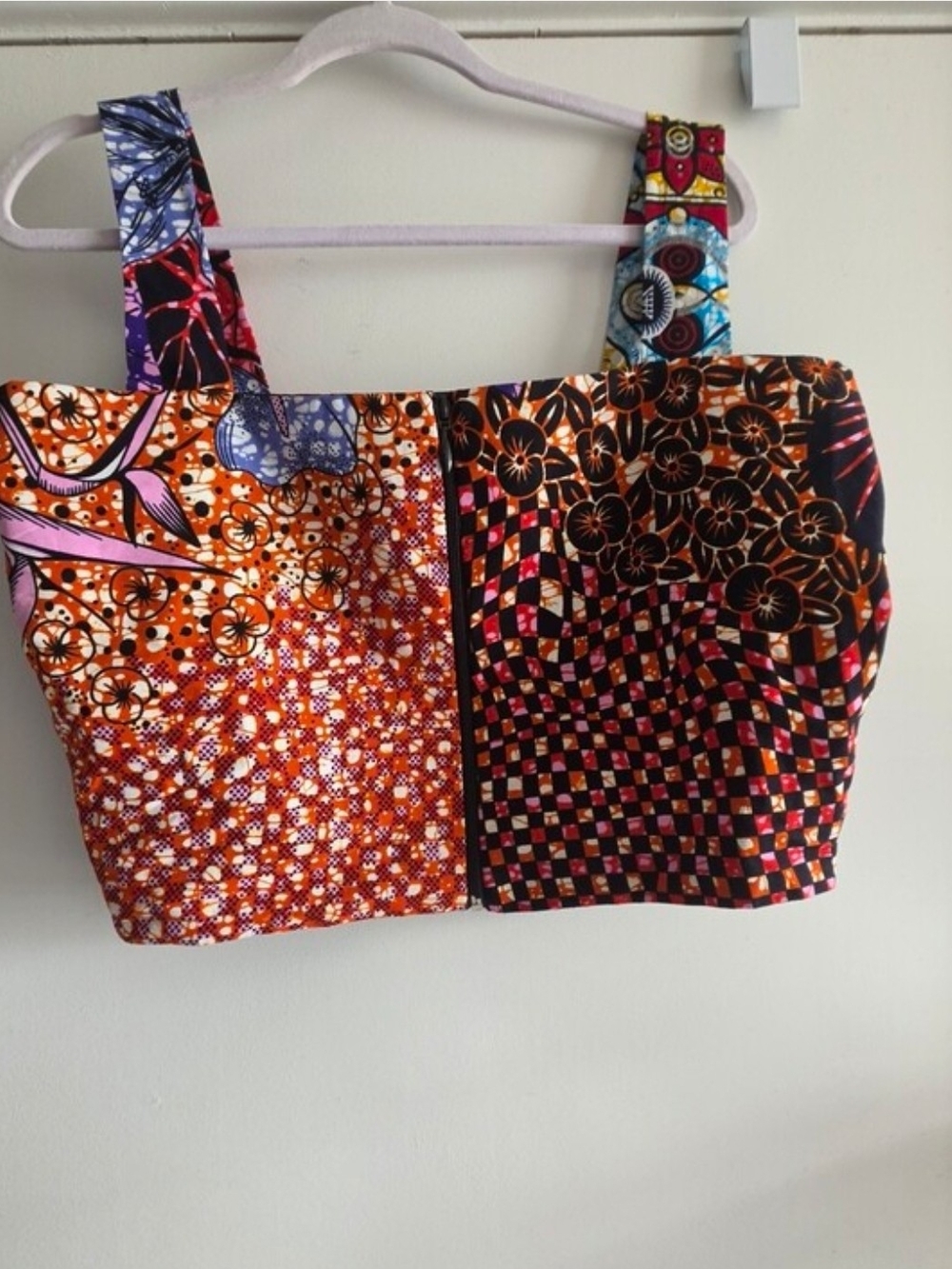 Multi-Color Patchwork Top-skirt Set - Picture 7 of 8